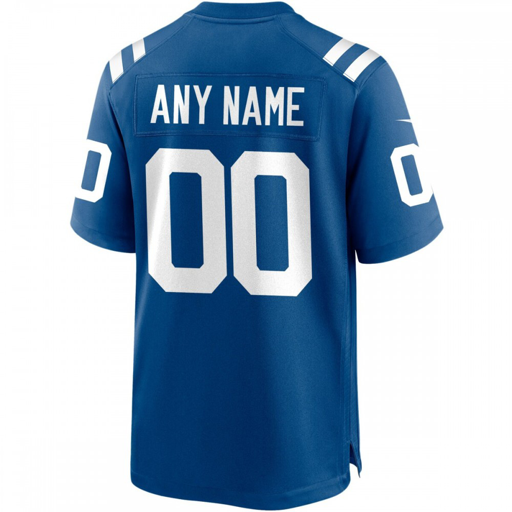 Nike Indianapolis Colts Custom Game Jersey - Royal-GridironStore
